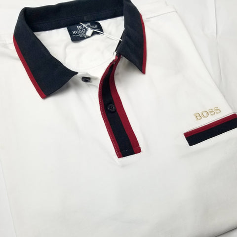 BS classic designer polo shirt | White