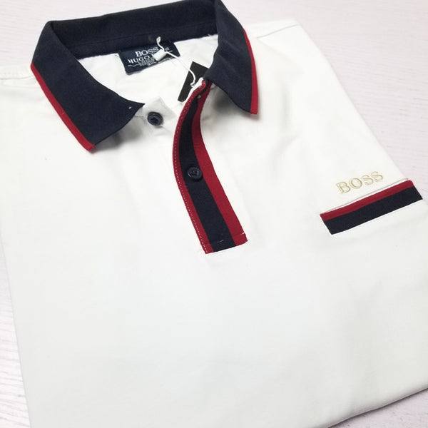 BS classic designer polo shirt | White