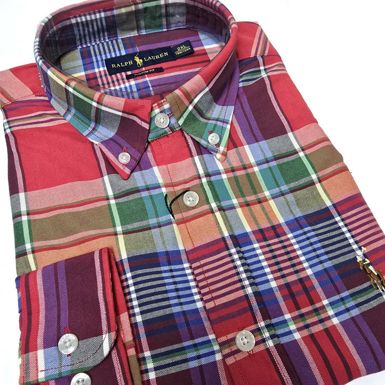 PRL two toned check Shirt | Pink