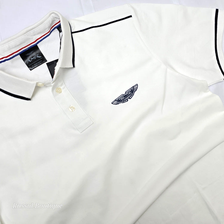 AM classic designer polo shirt | White