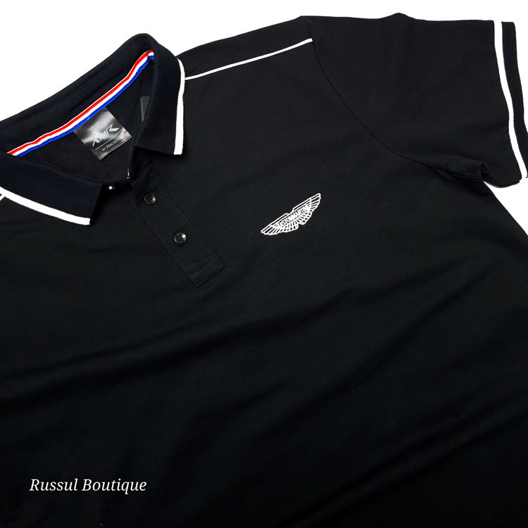 AM classic designer polo shirt | Black