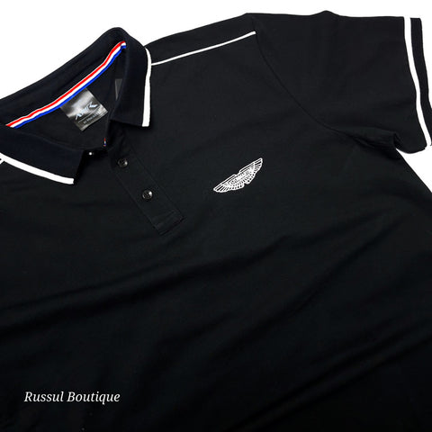 AM classic designer polo shirt | Black