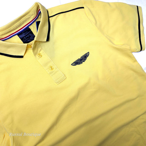 AM classic designer polo shirt | Yellow