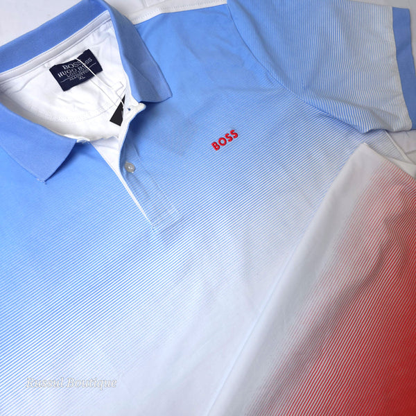 BS two toned pastel polo shirt | Sky blue