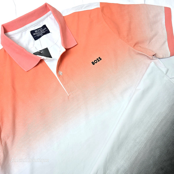 BS two toned pastel polo shirt | Peach