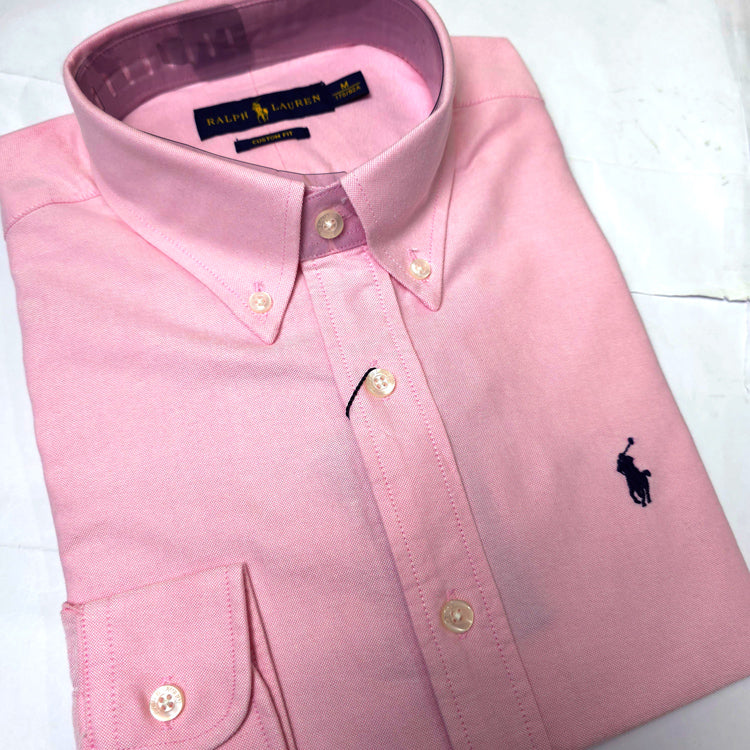 PRL designer men's dress Shirt | Pink