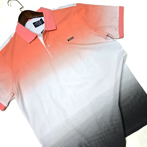 BS two toned pastel polo shirt | Peach