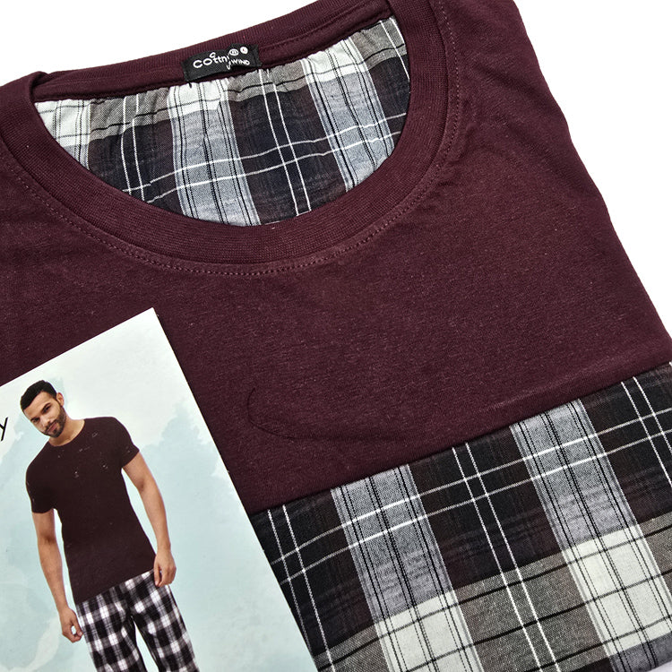 Men's pyjamas set | Burgundy