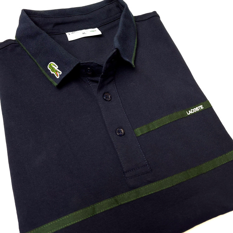 LST signet designer polo shirt | Navy blue