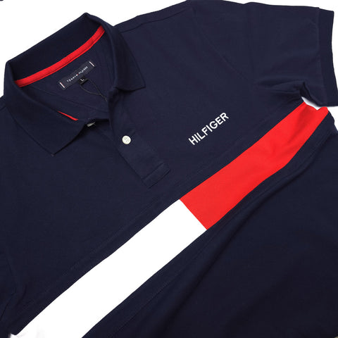 THF ambient men's polo shirt | Navy blue