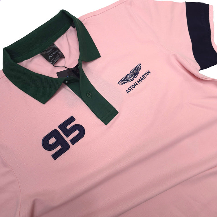 AM classic designer polo shirt | Pink