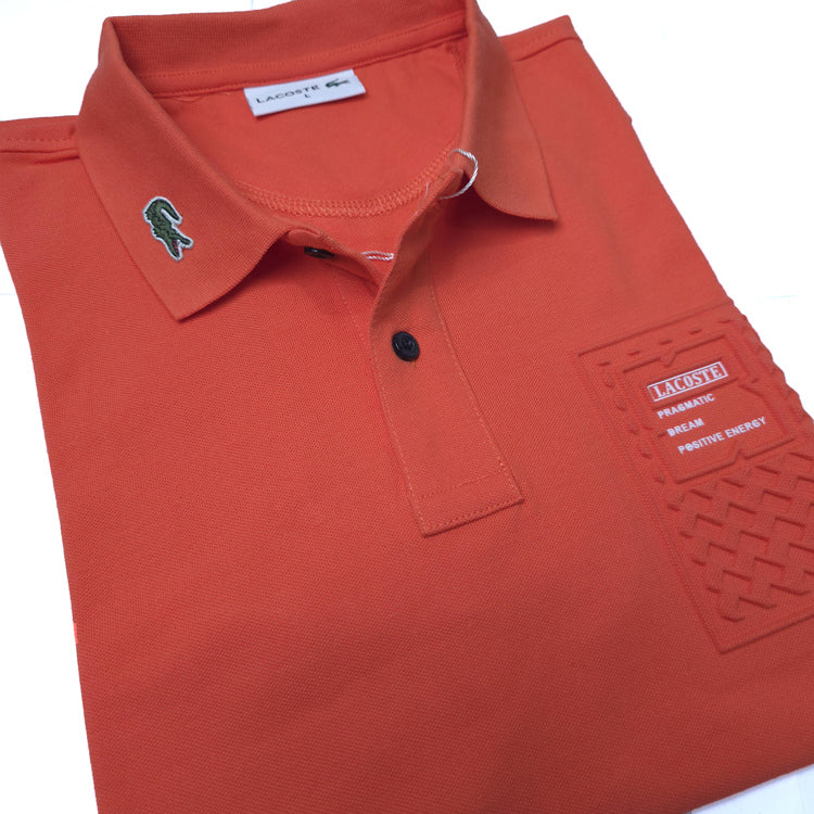 LST 3D designer polo shirt | Peach