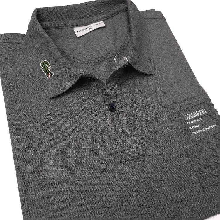 LST 3D designer polo shirt | Grey