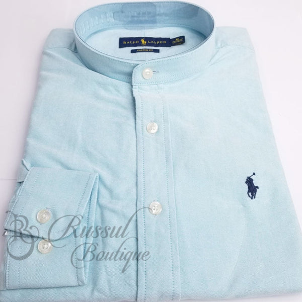 Prl Bishop Collar Mens Dress Shirt | Sky Blue Shirts